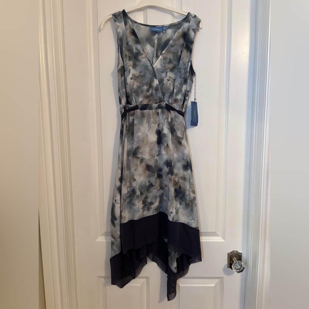 Simply Vera Wang -  High Low Dress in Blue and Gray.  NEW.  Size M
